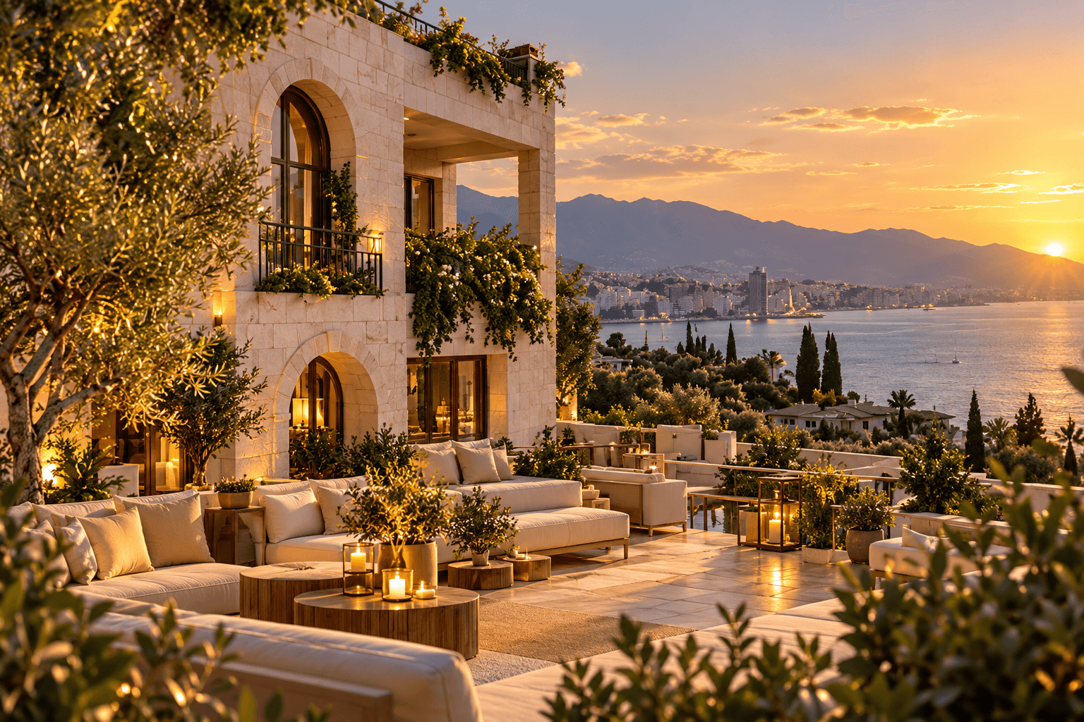 Hotel terrace